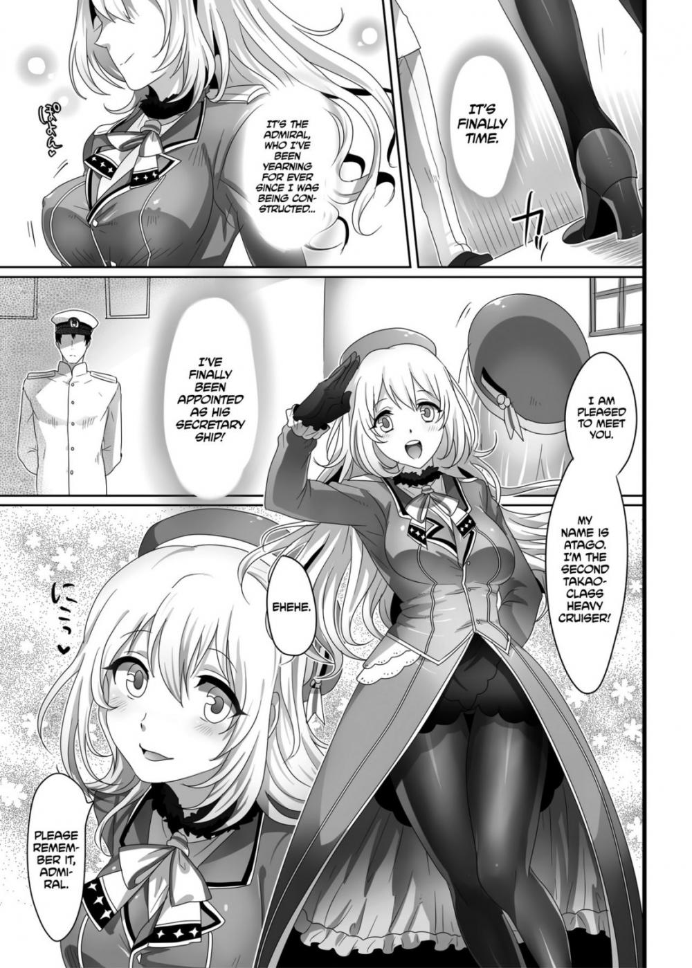 Hentai Manga Comic-Atago's First Time-Read-2